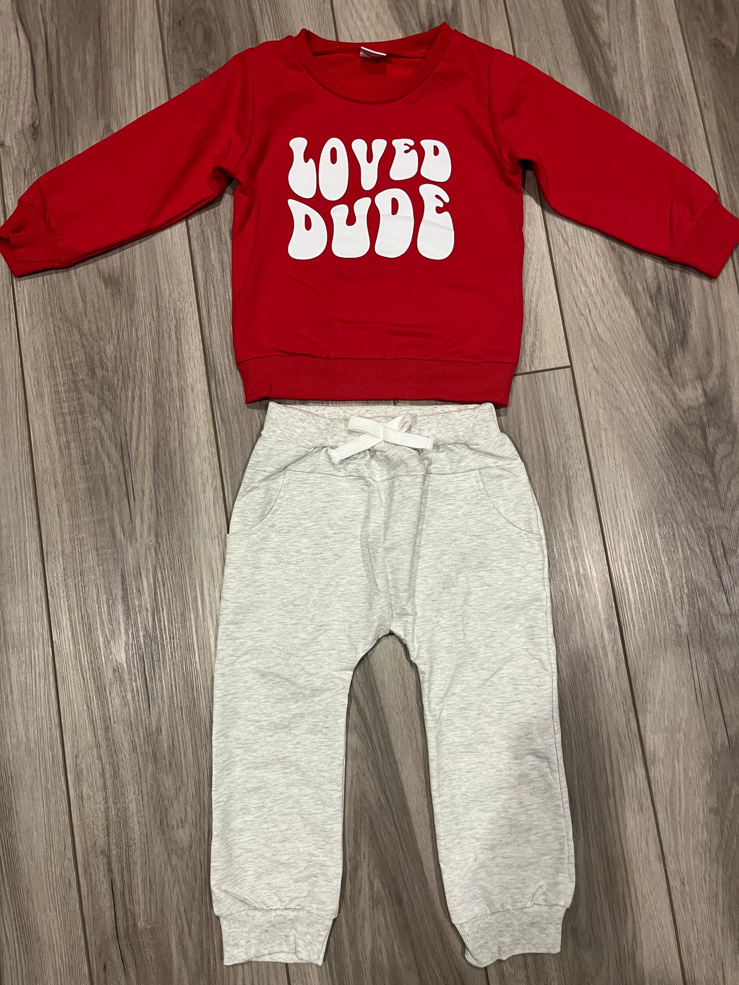 Loved Dude Jogger Set