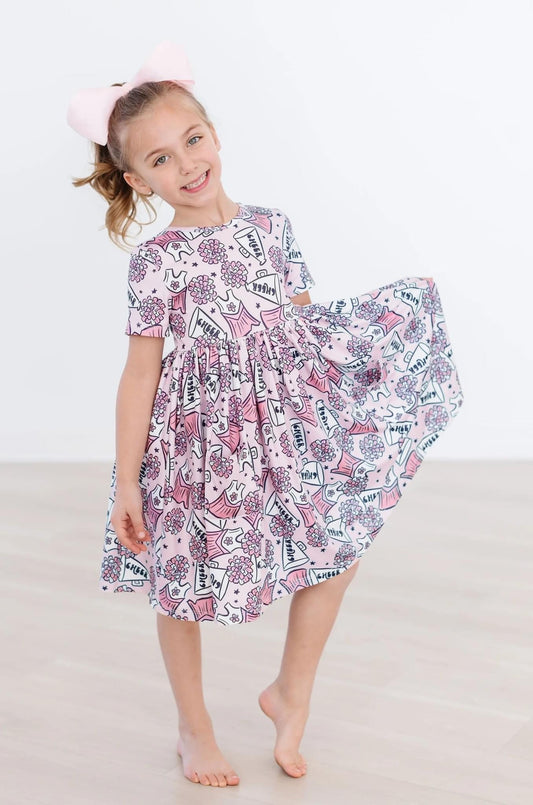 Mila & Rose Cheerleader Print Dress