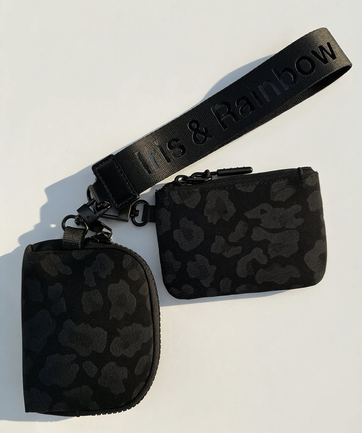 The Iris Pouch Wristlet (#8049-2) Trendy Minimalist Purse - By Iris & Rainbow