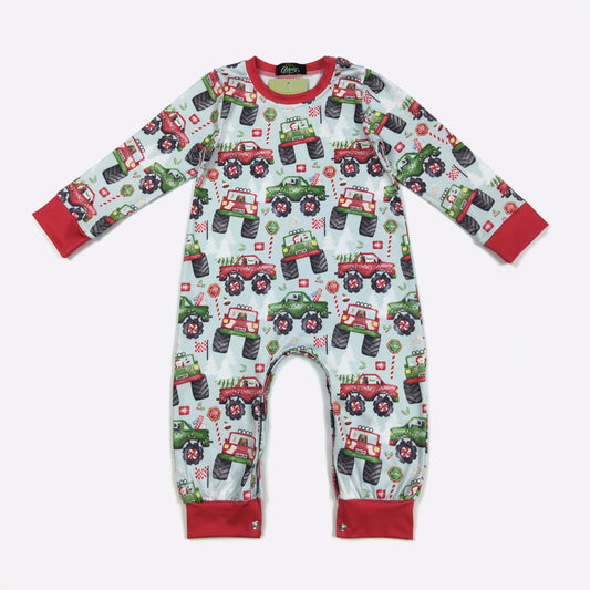 Christmas Trucks Romper