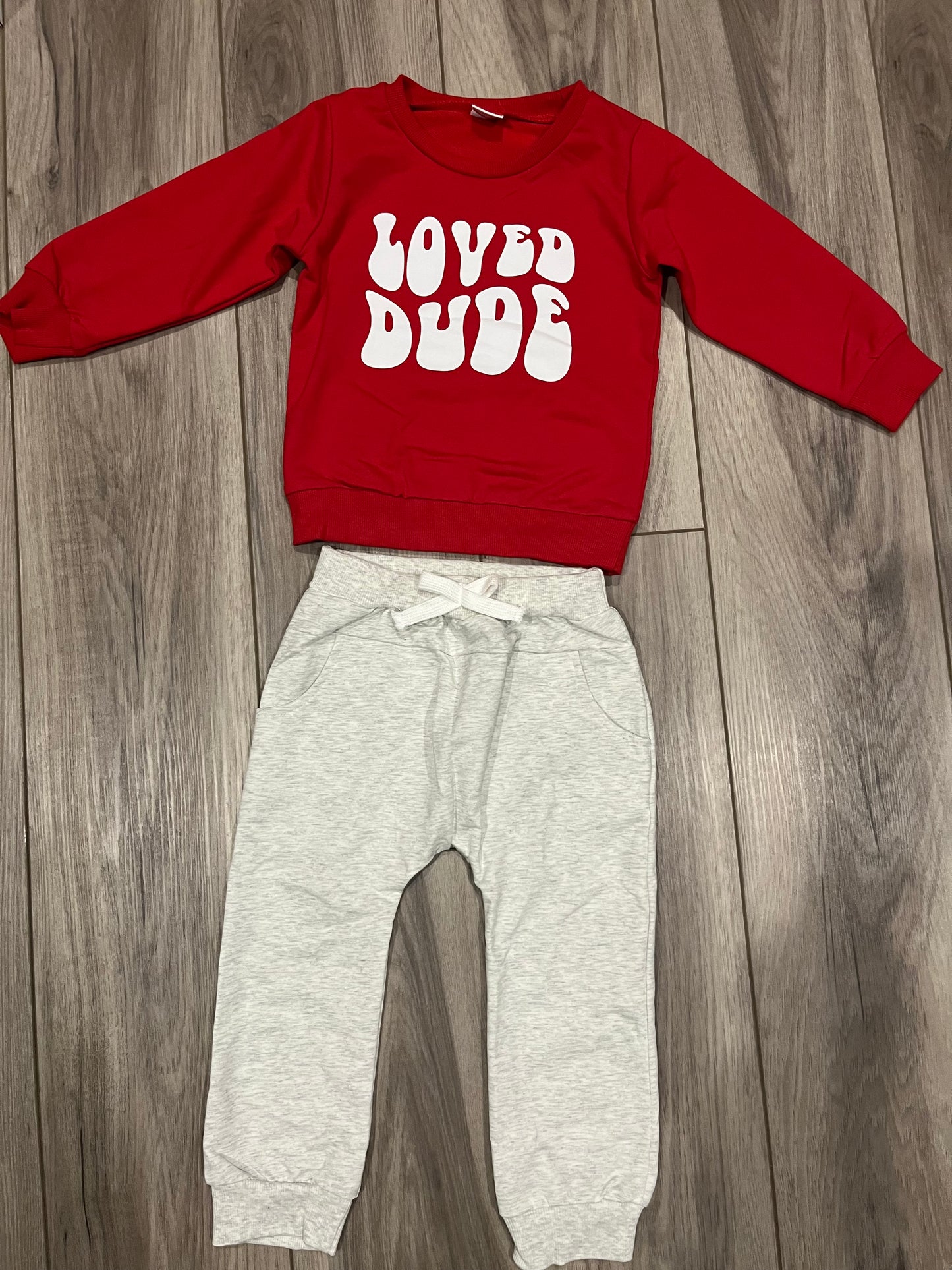 Loved Dude Jogger Set