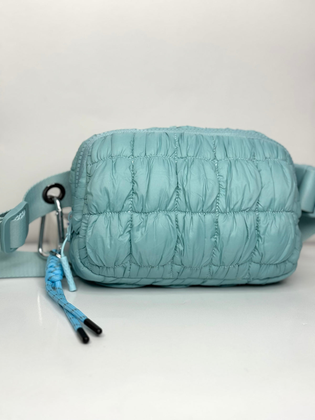 Puff Iris Crossbody Bag (1140-21#) - Adjustable Strap and Zipper Closure - By Iris & Rainbow