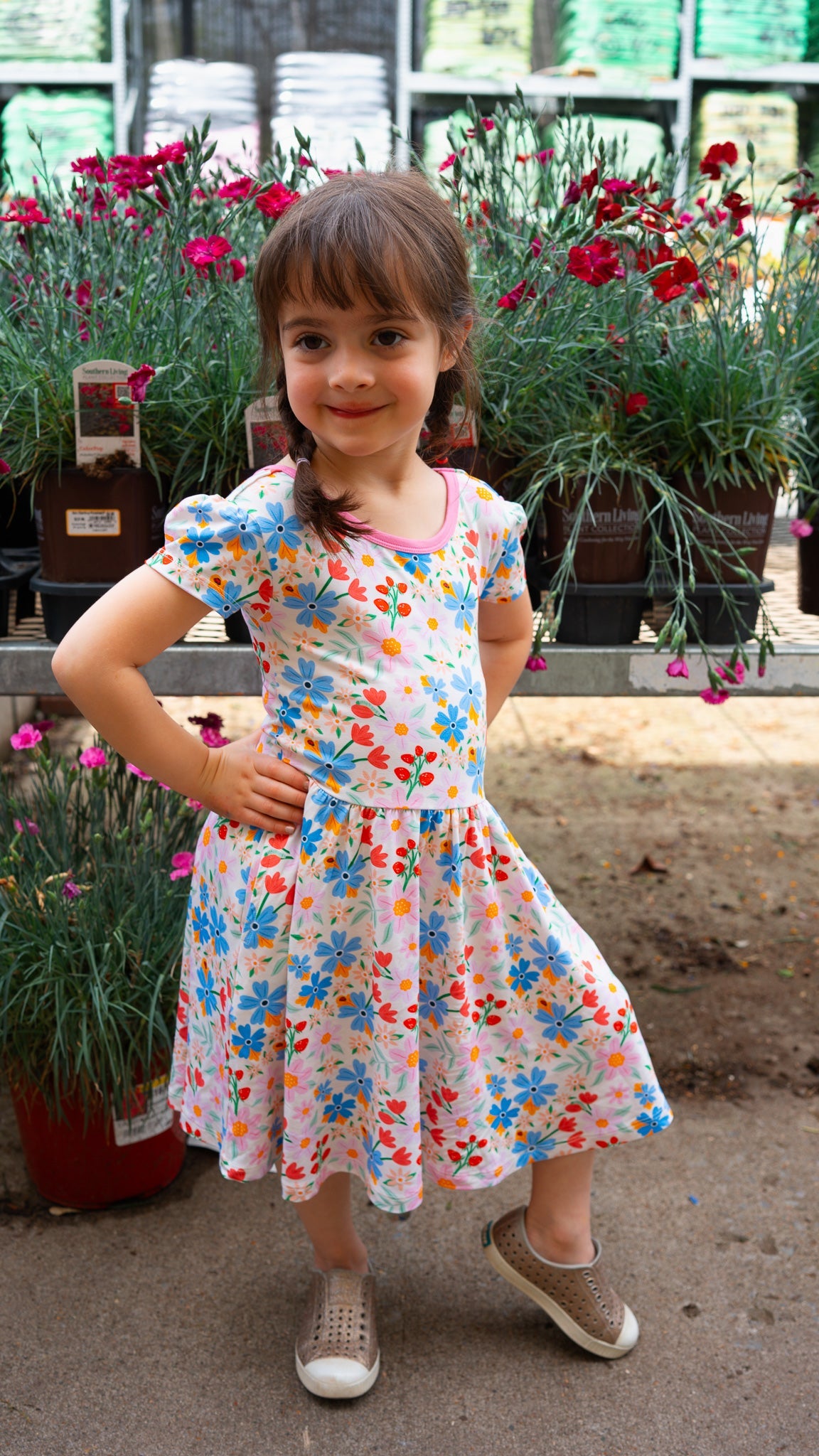 Strawberry Fields Floral Dress