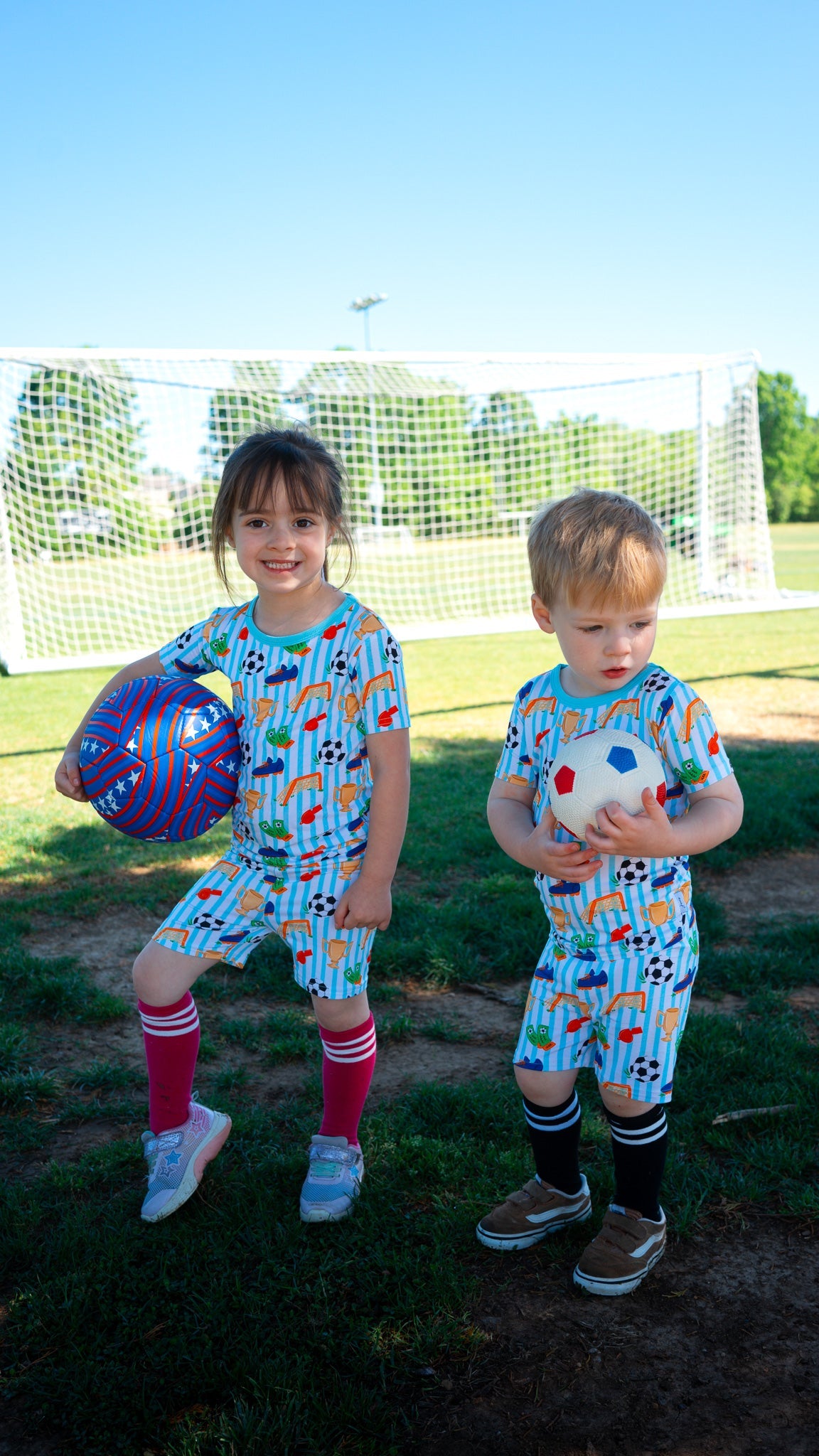 Soccer Short Sleeve Set