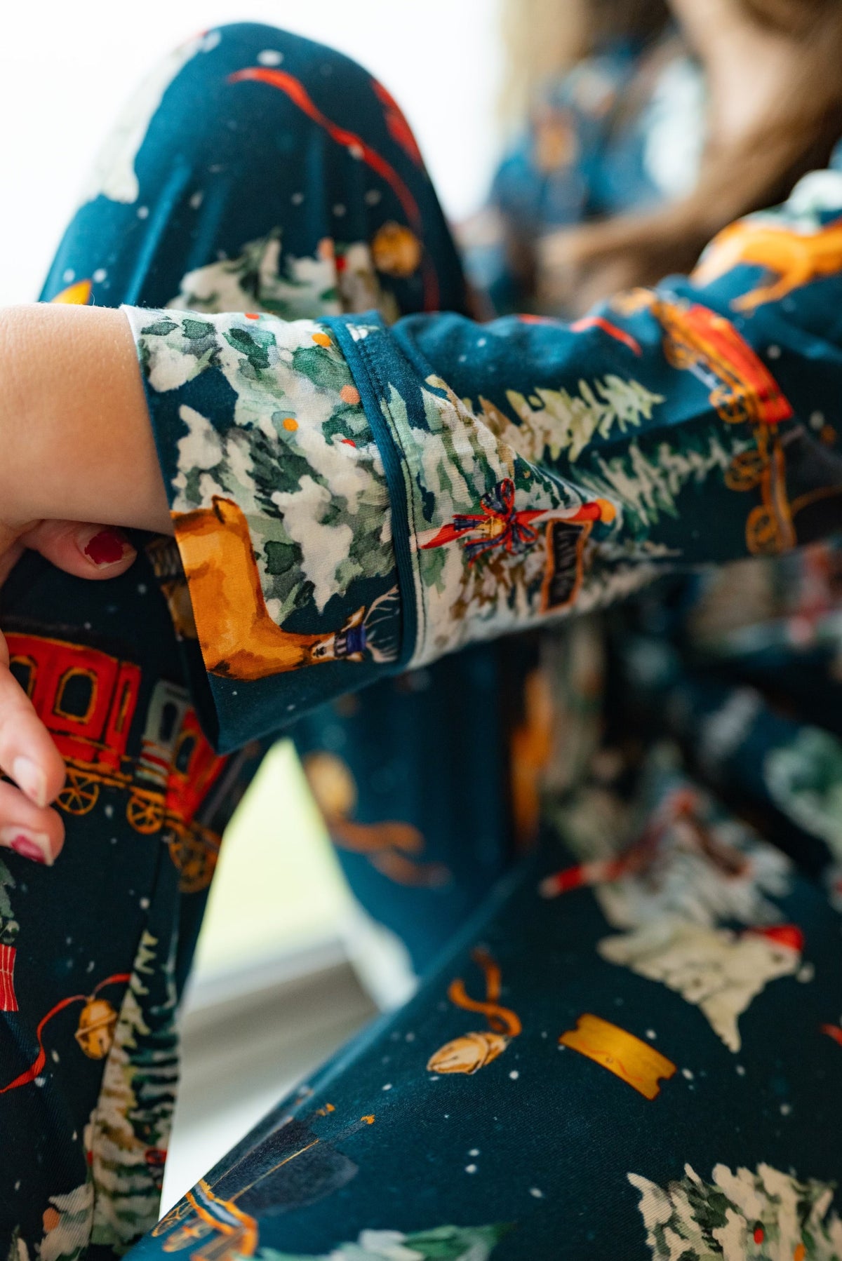 North Pole Express Traditional Button-Downs