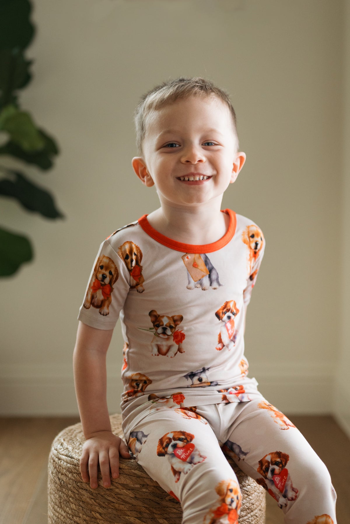 Puppy Love Short Sleeve Lounge Set