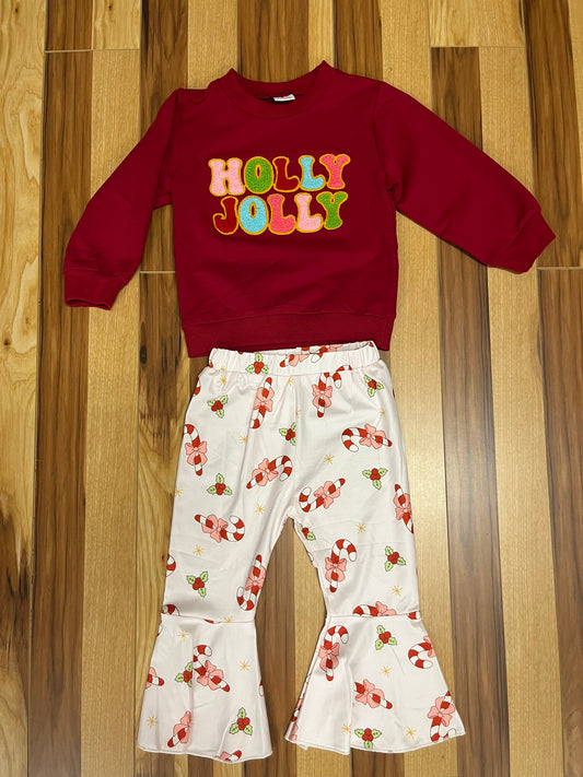 Holly Jolly Bell Bottom Set