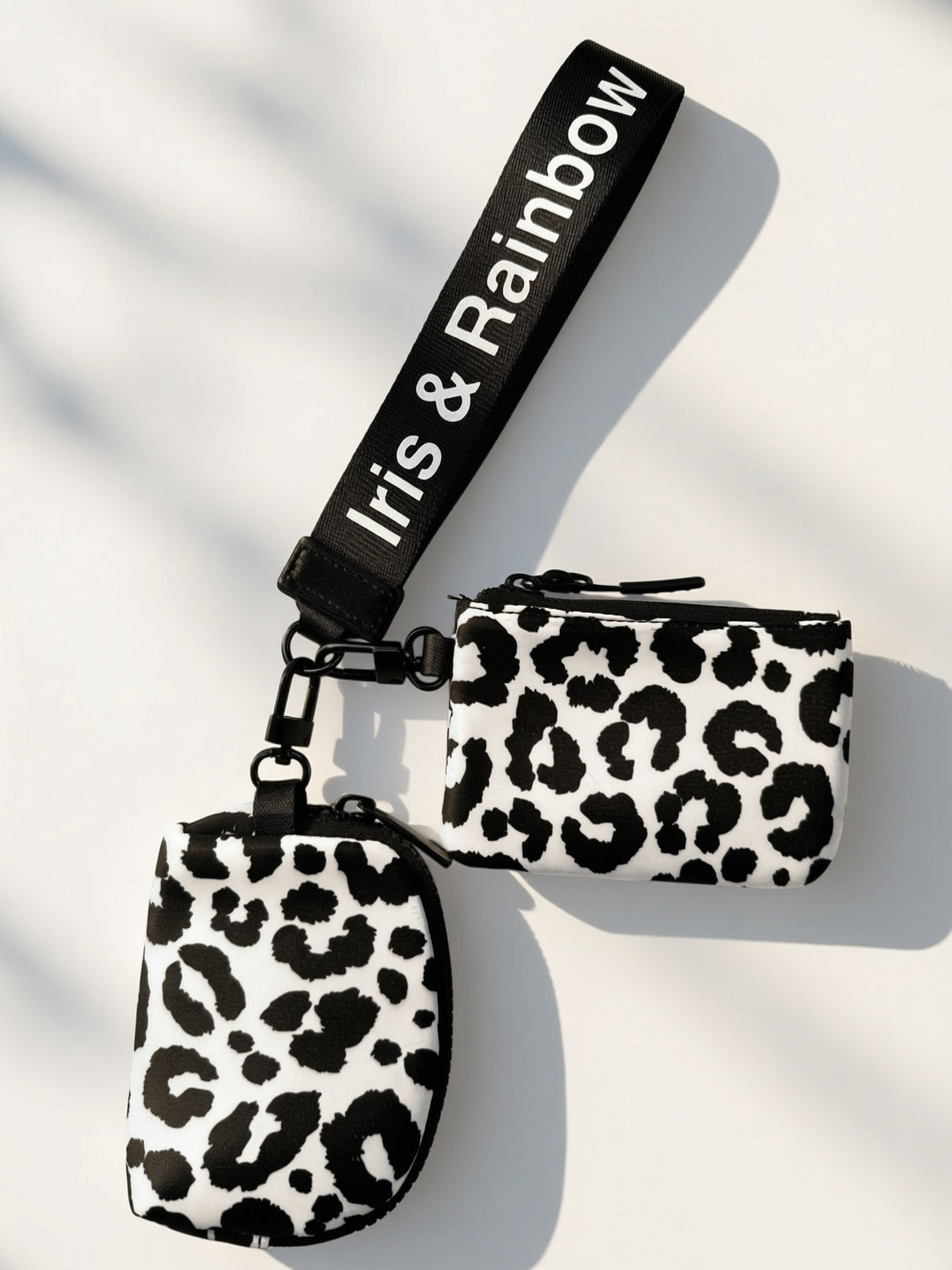 The Iris Pouch Wristlet (#8049-2) Trendy Minimalist Purse - By Iris & Rainbow