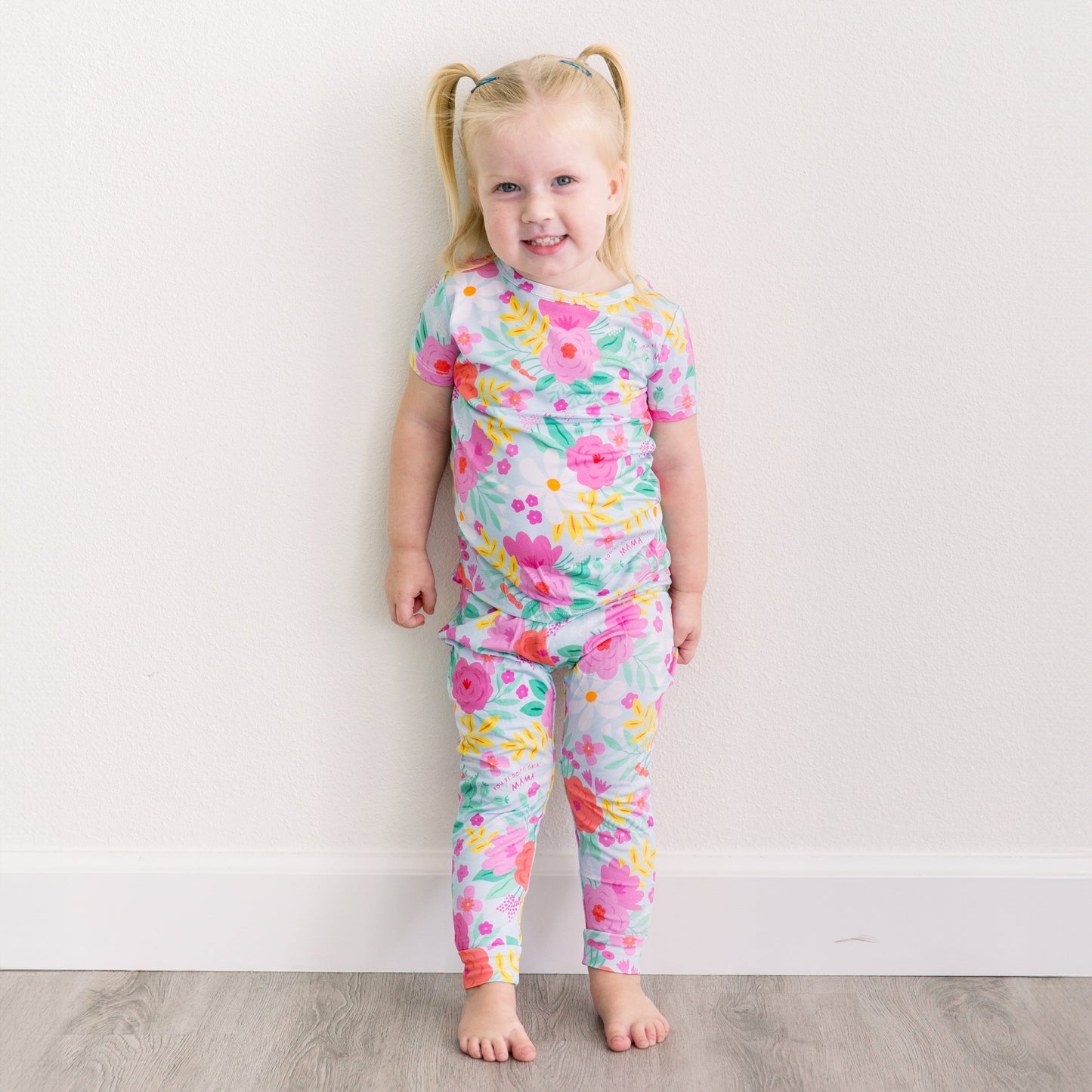 The Second-Skin 2-Piece Pajama | Flower Power | "You're Doing Great, Mama"