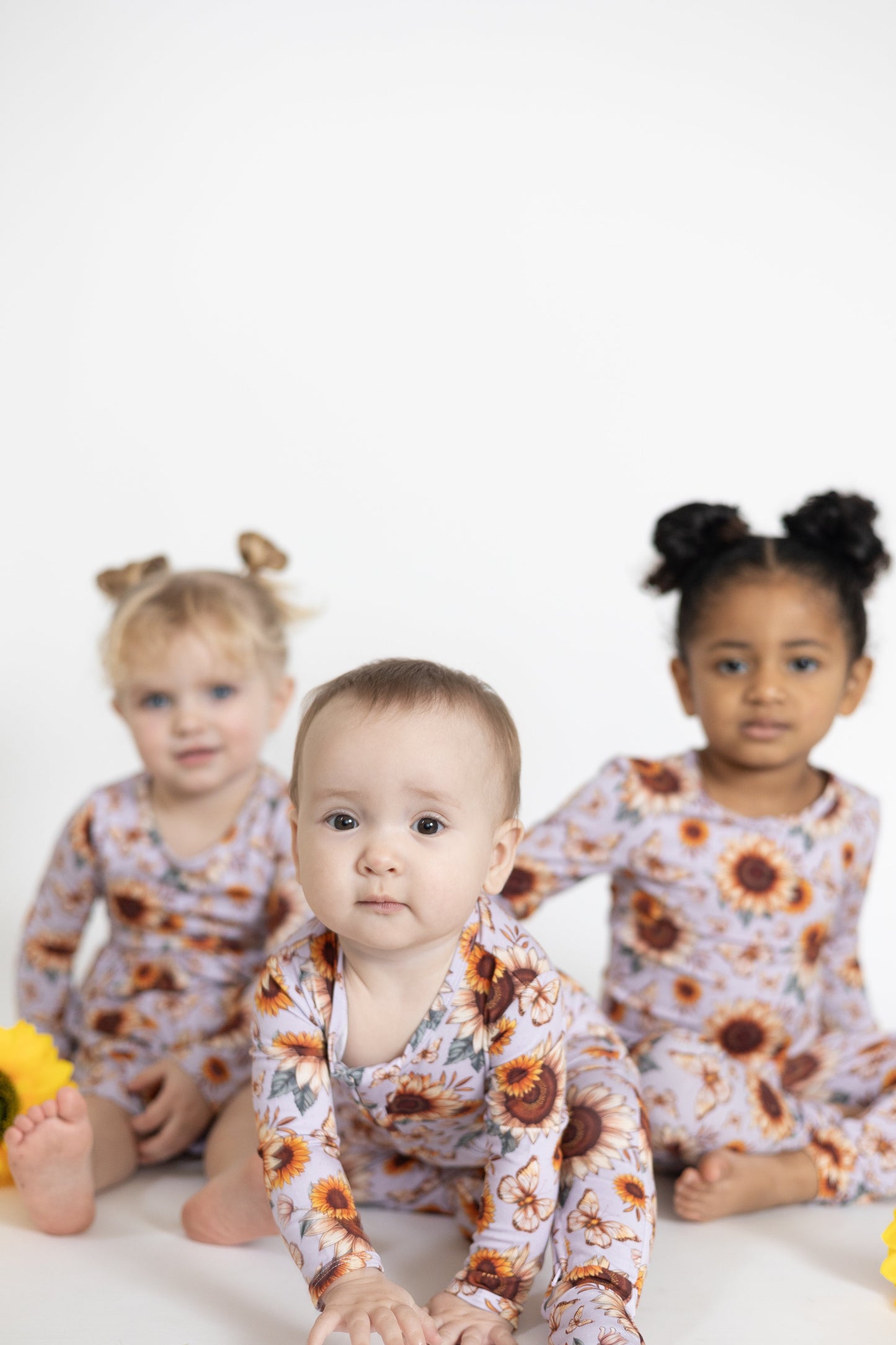 Sunflower Garden 2pc Long Sleeve Pajamas