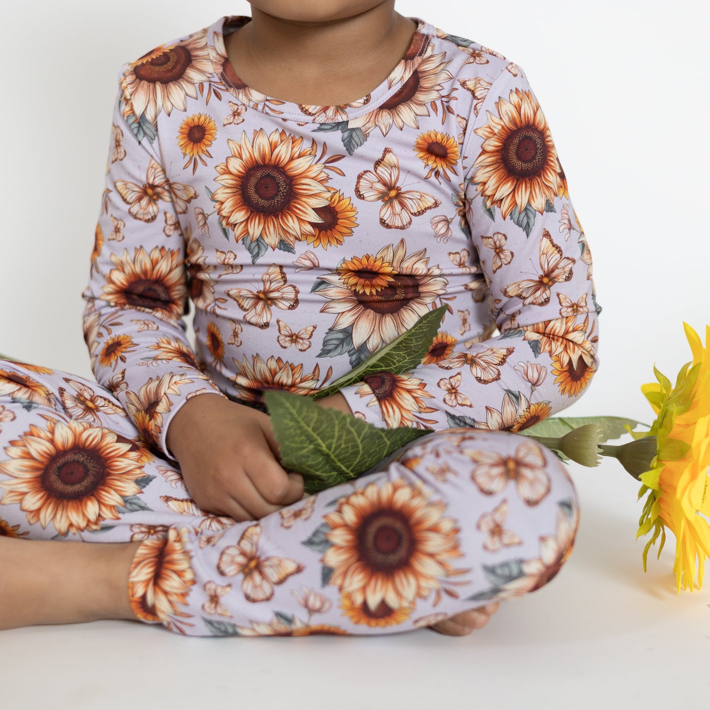 Sunflower Garden 2pc Long Sleeve Pajamas
