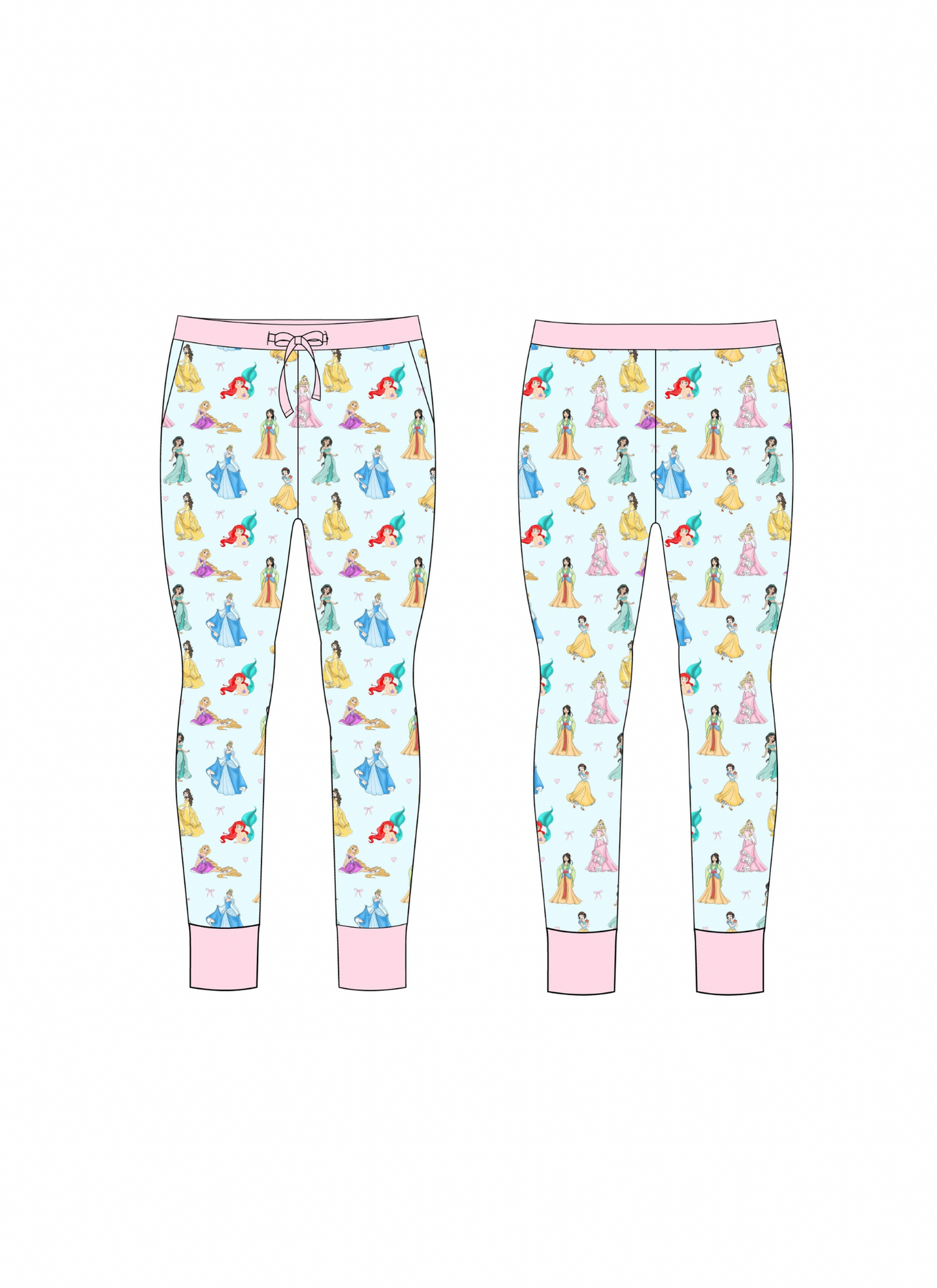 Royal Ribbons: Women's Joggers