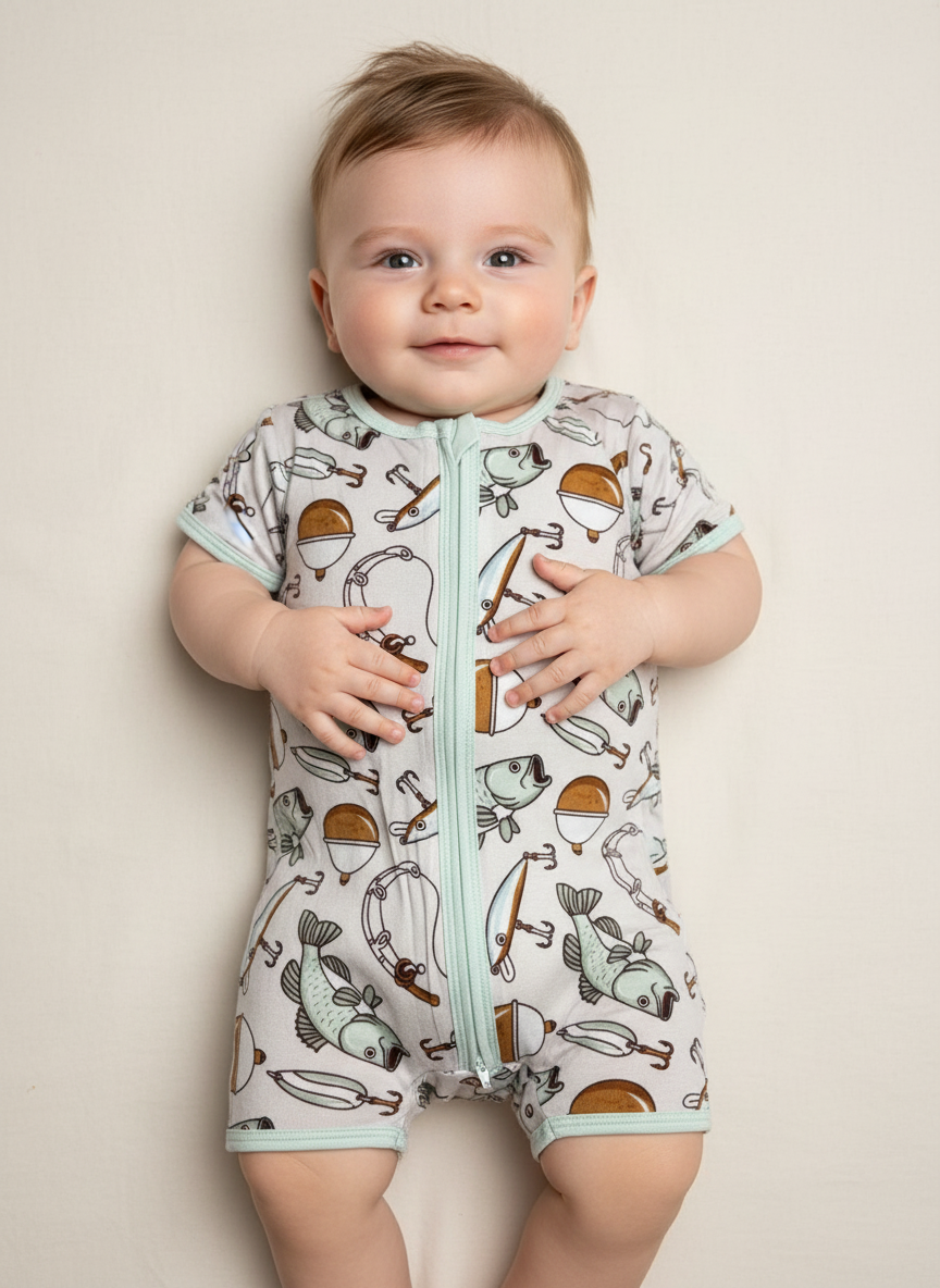 Gone Fishing Romper