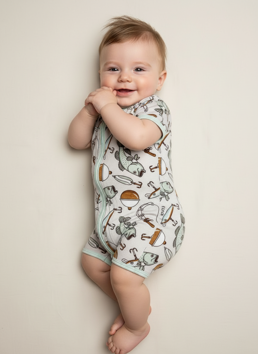 Gone Fishing Romper