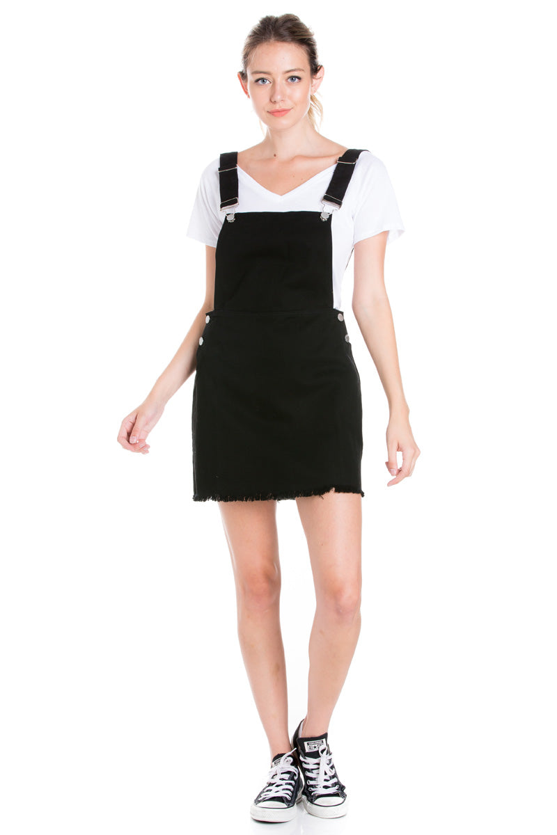 Hit The Road Jack Skirt Overalls Olive