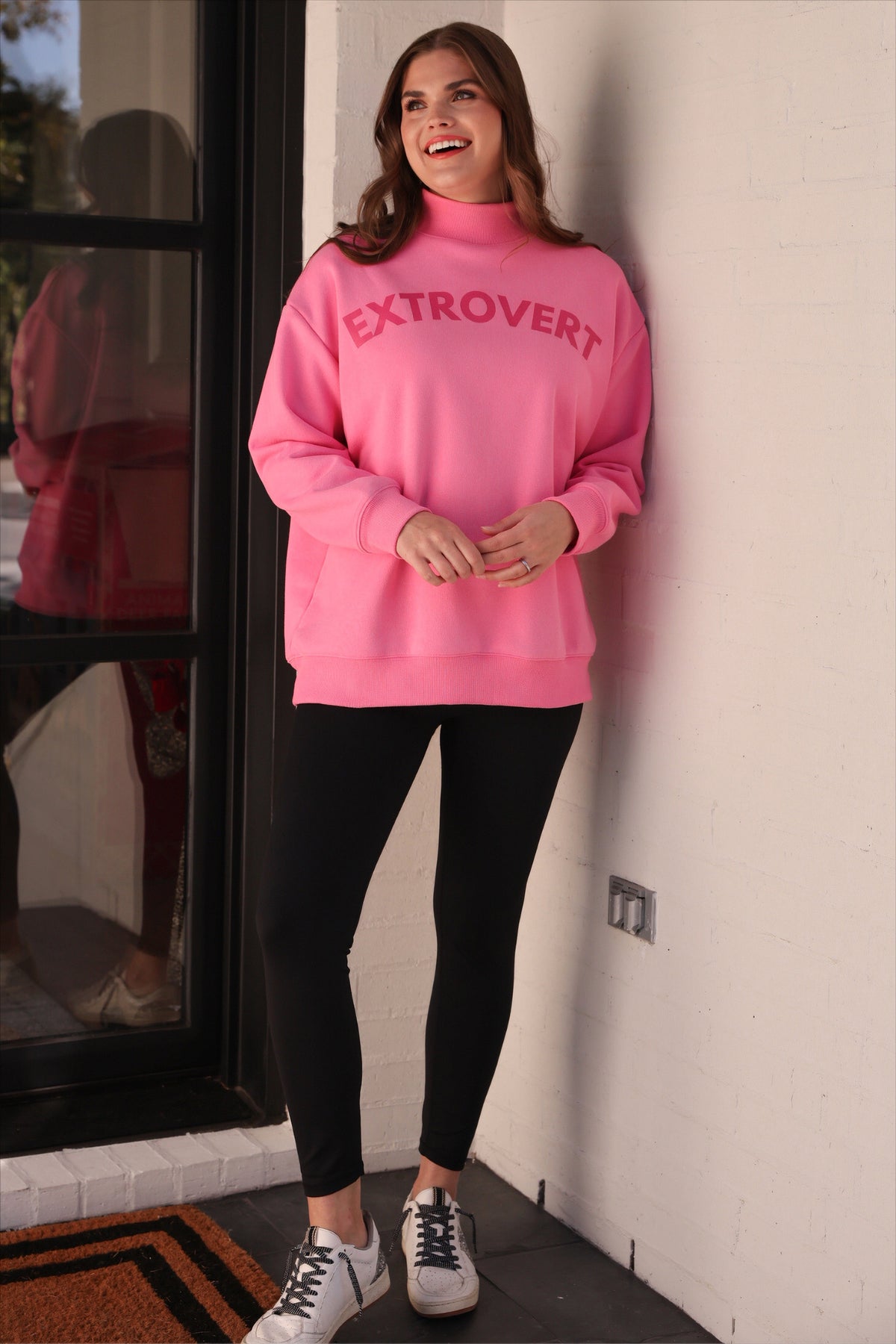 Extrovert Mock Neck Pullover