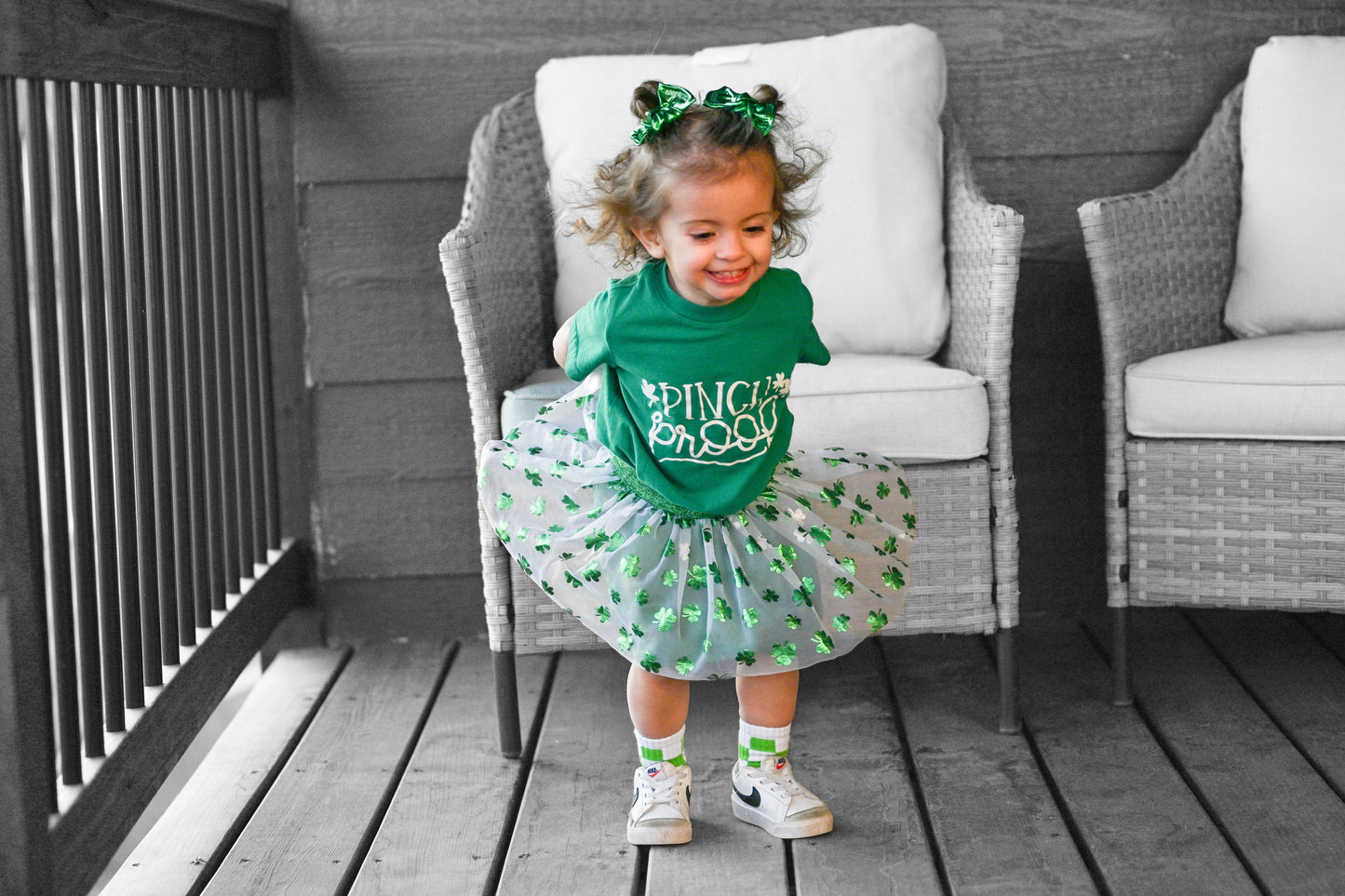 Lime Green Checker