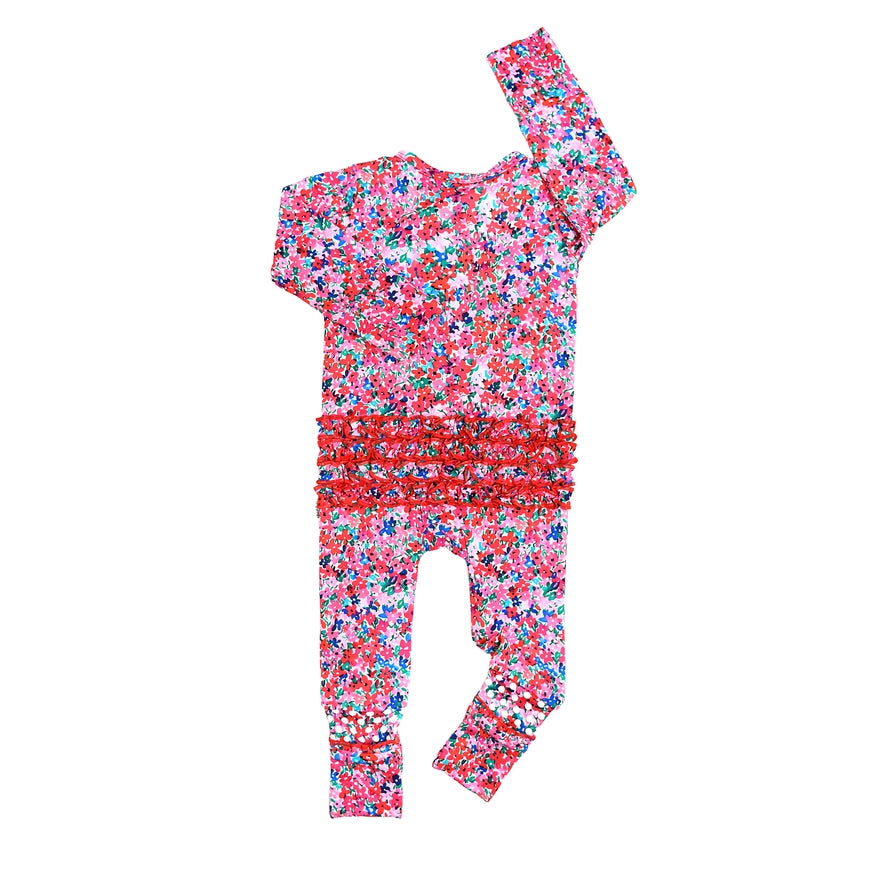 Gigi and Max: Juliette Ruffle Bamboo Zippy Romper