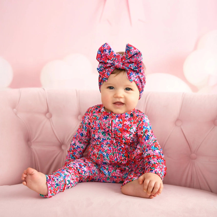 Gigi and Max: Juliette Ruffle Bamboo Zippy Romper