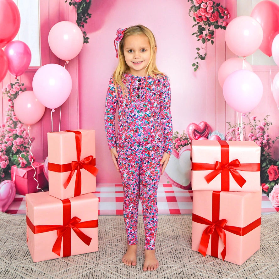 Gigi and Max: Juliette Ruffle Bamboo Two Piece Set