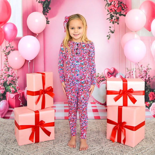 Gigi and Max: Juliette Ruffle Bamboo Two Piece Set