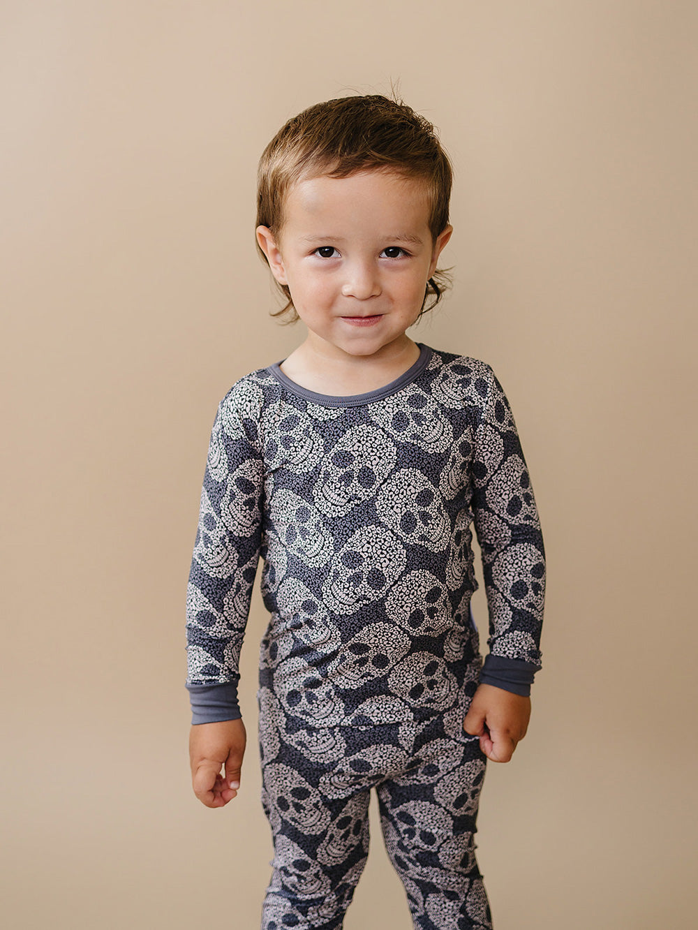 Bamboo Two Piece Set | Leopard Skull