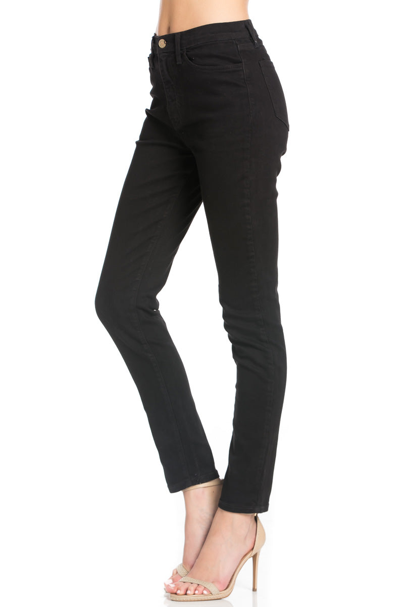 That's Jean-ius High Waisted Skinny Jeans in Black