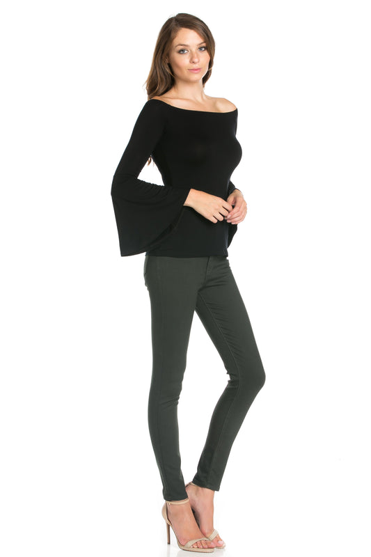 That's Jean-ius High Waisted Skinny Jeans in Olive