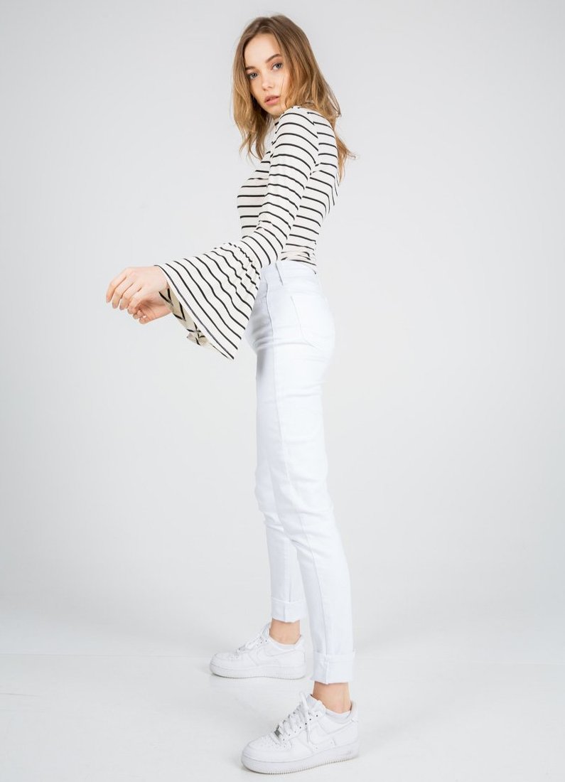 That's Jean-ius High Waisted Skinny Jeans in White