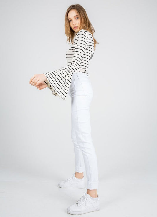 That's Jean-ius High Waisted Skinny Jeans in White