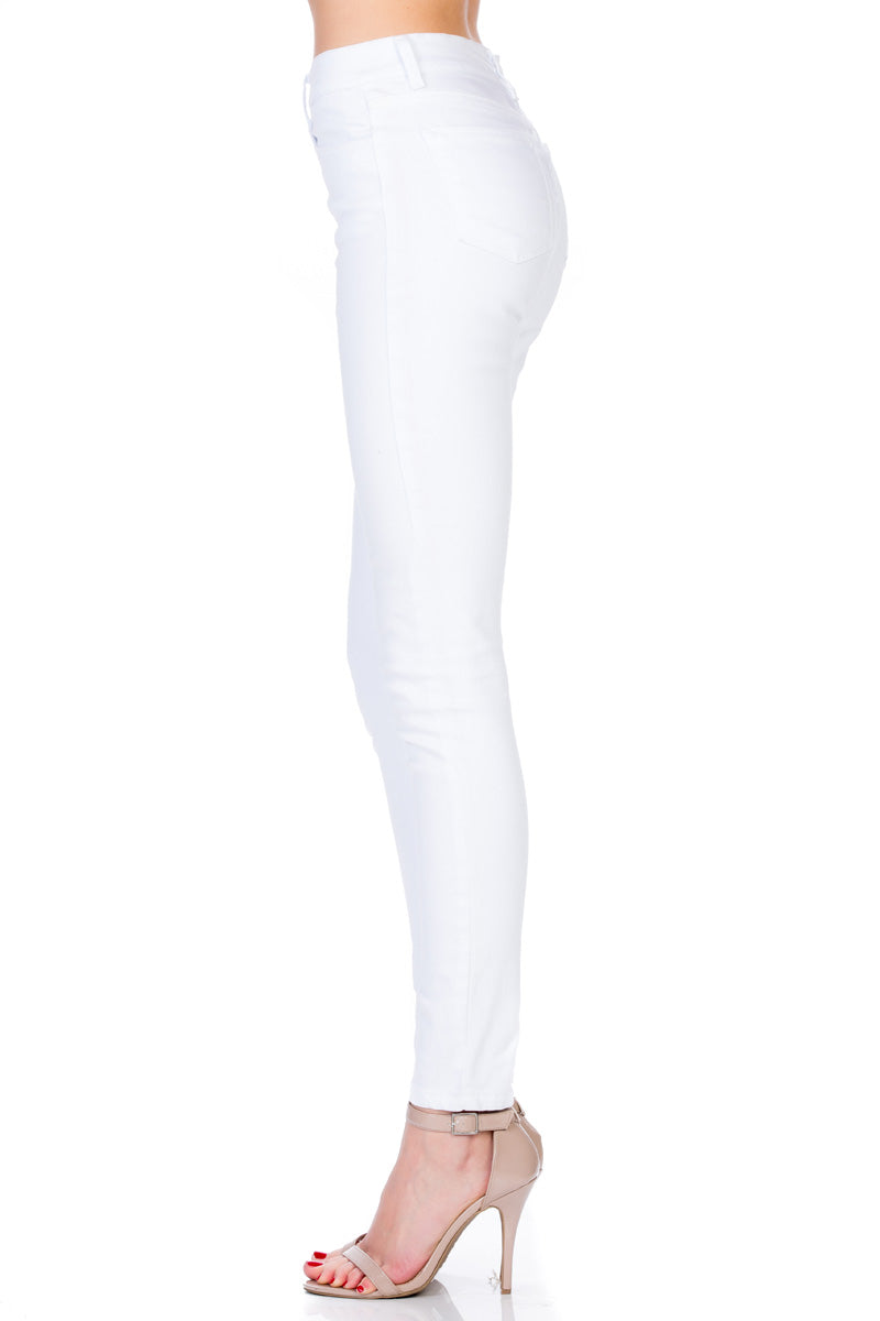 That's Jean-ius High Waisted Skinny Jeans in White