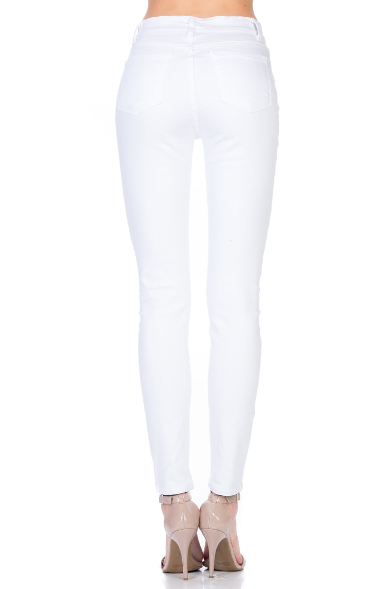 That's Jean-ius High Waisted Skinny Jeans in White