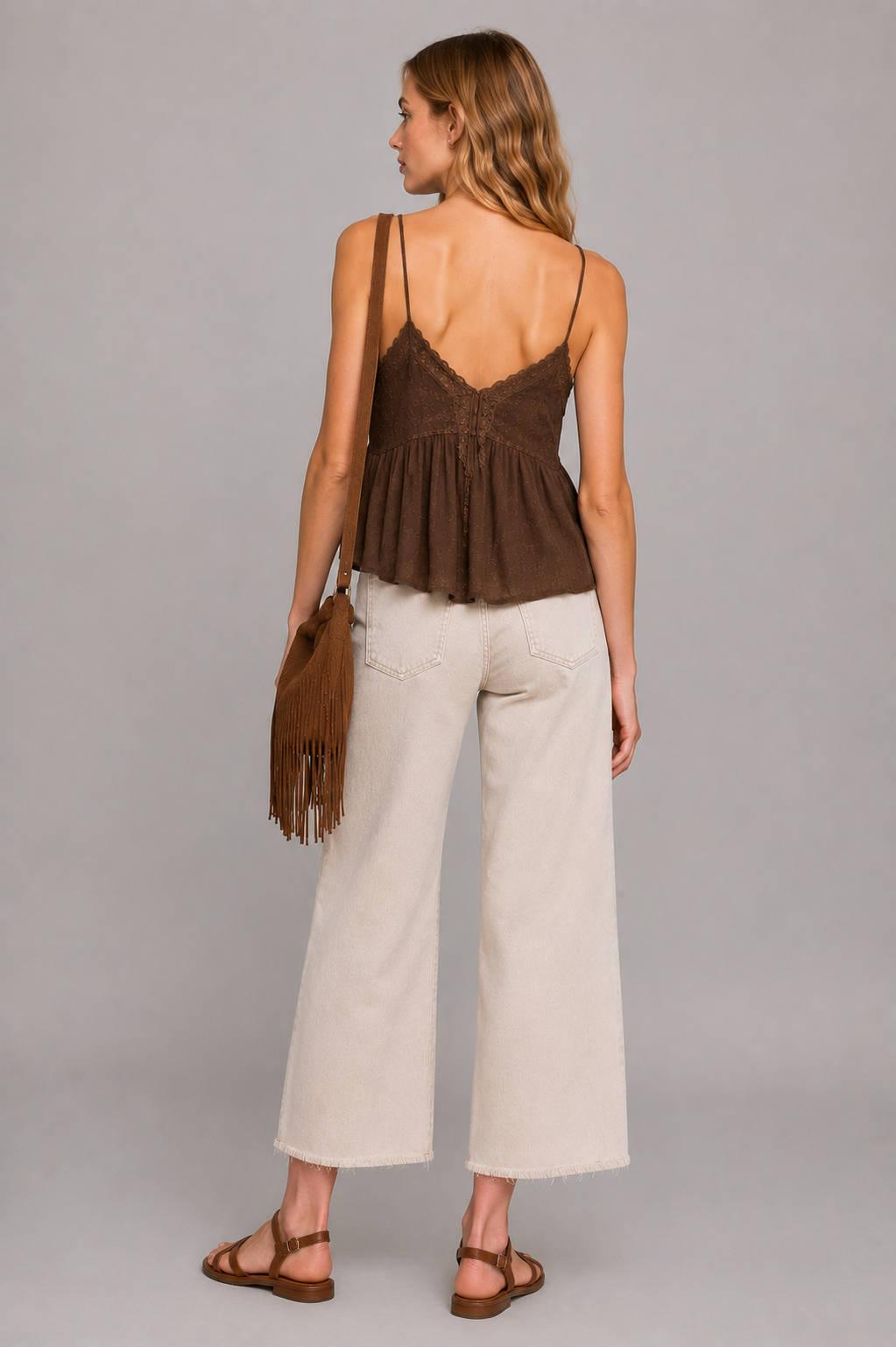 Café Beige Wide Leg