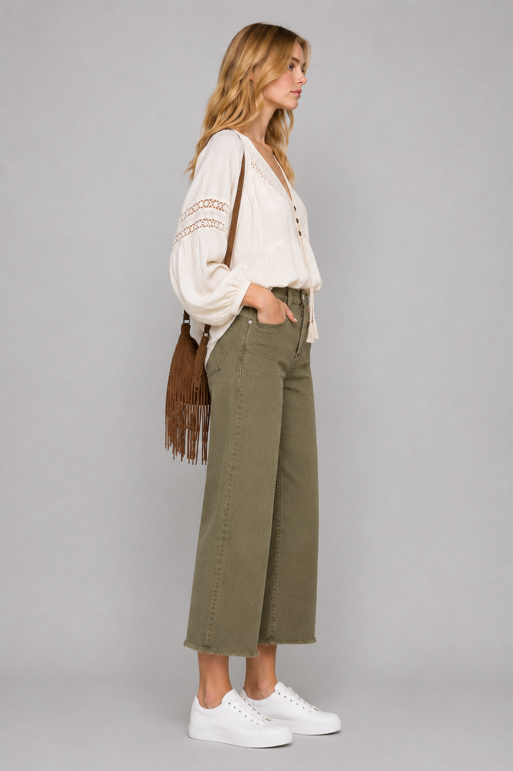 Café Beige Wide Leg