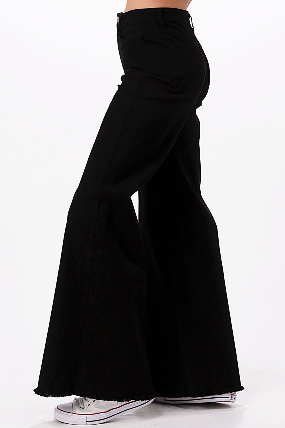 505 Wide Leg Denim Jeans in Latte