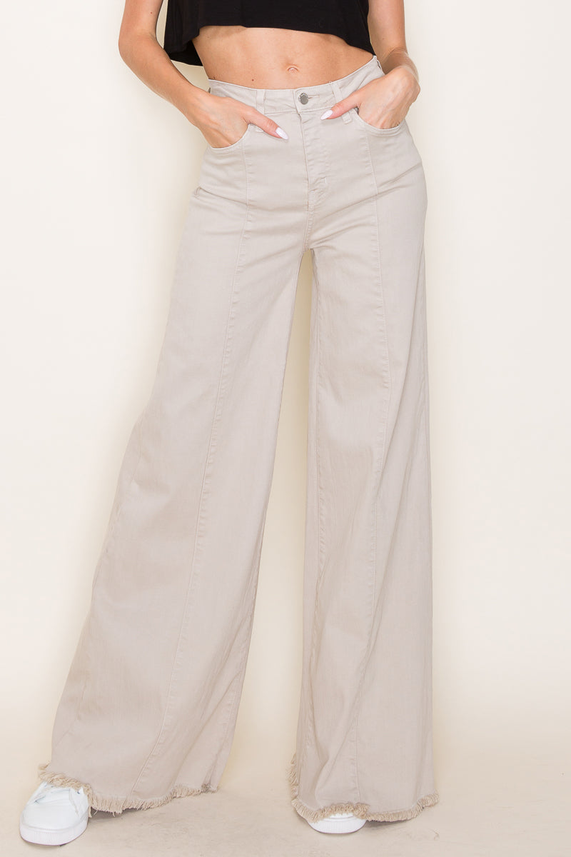 505 Wide Leg Denim Jeans in Black