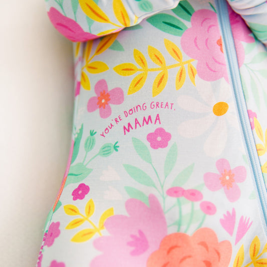 The Second-Skin Footie | Flower Power | "You're Doing Great, Mama"