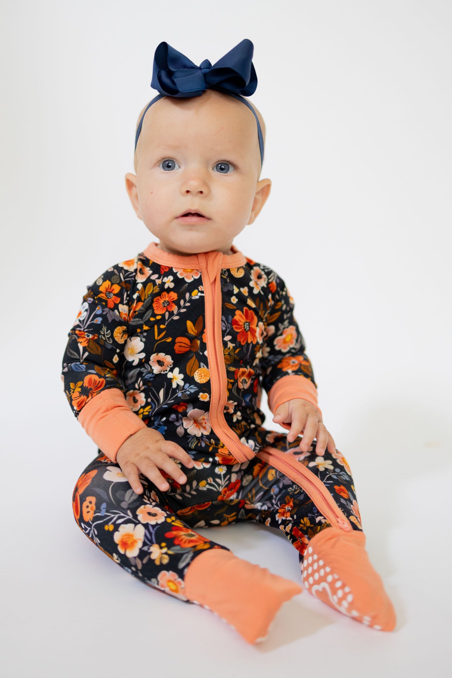 NB & 0-3m Autumn Bloom Romper