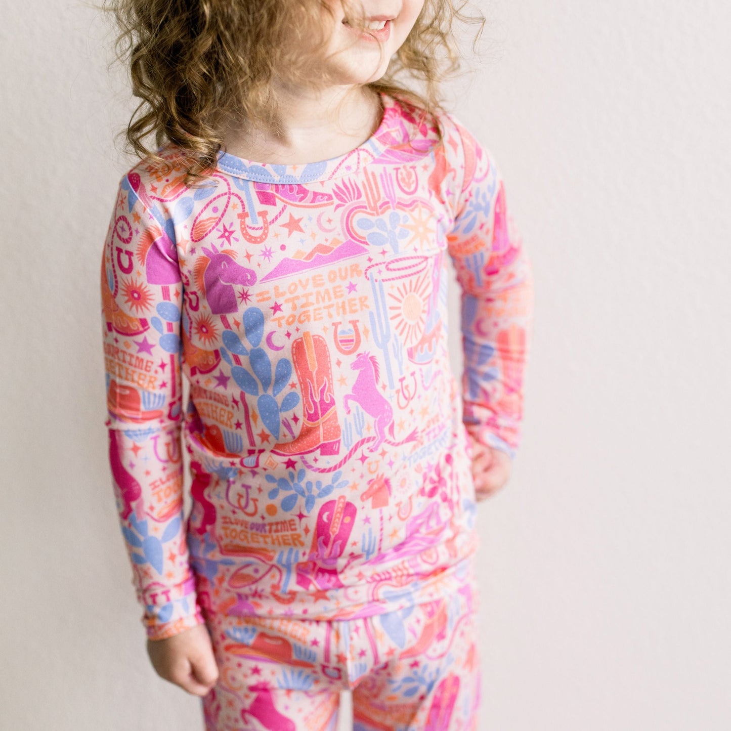 The Second-Skin 2-Piece Pajama | Saddle Up | "I Love Our Time Together"