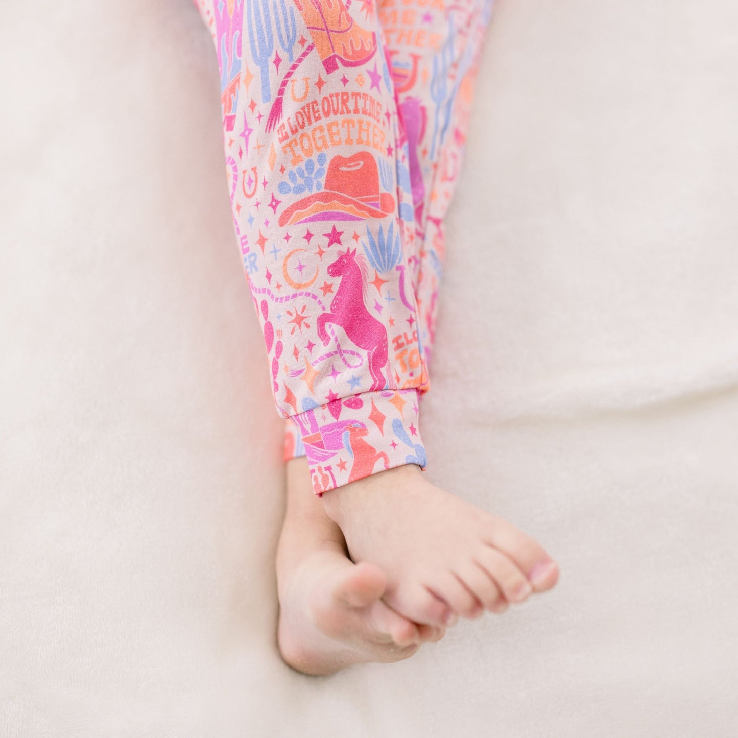 The Second-Skin 2-Piece Pajama | Saddle Up | "I Love Our Time Together"