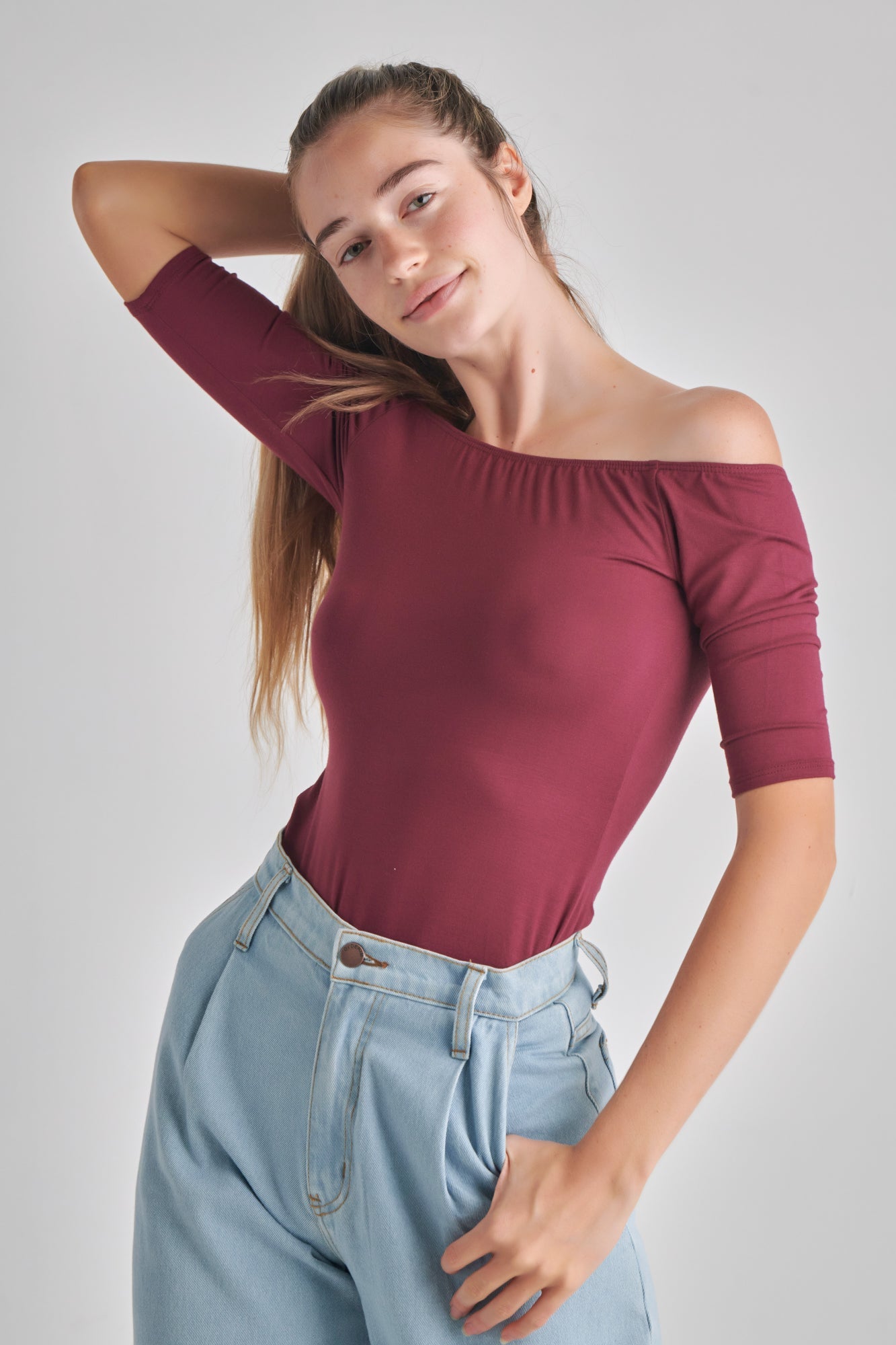 off-the-shoulder top