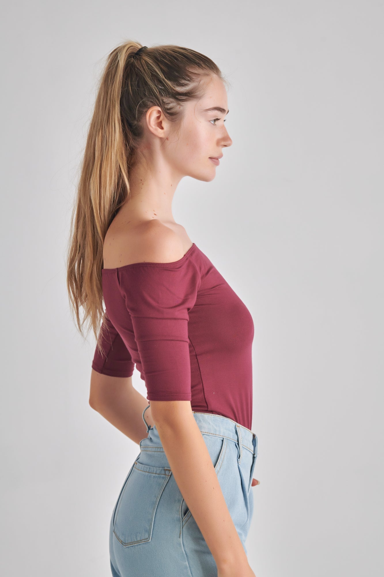 off-the-shoulder top