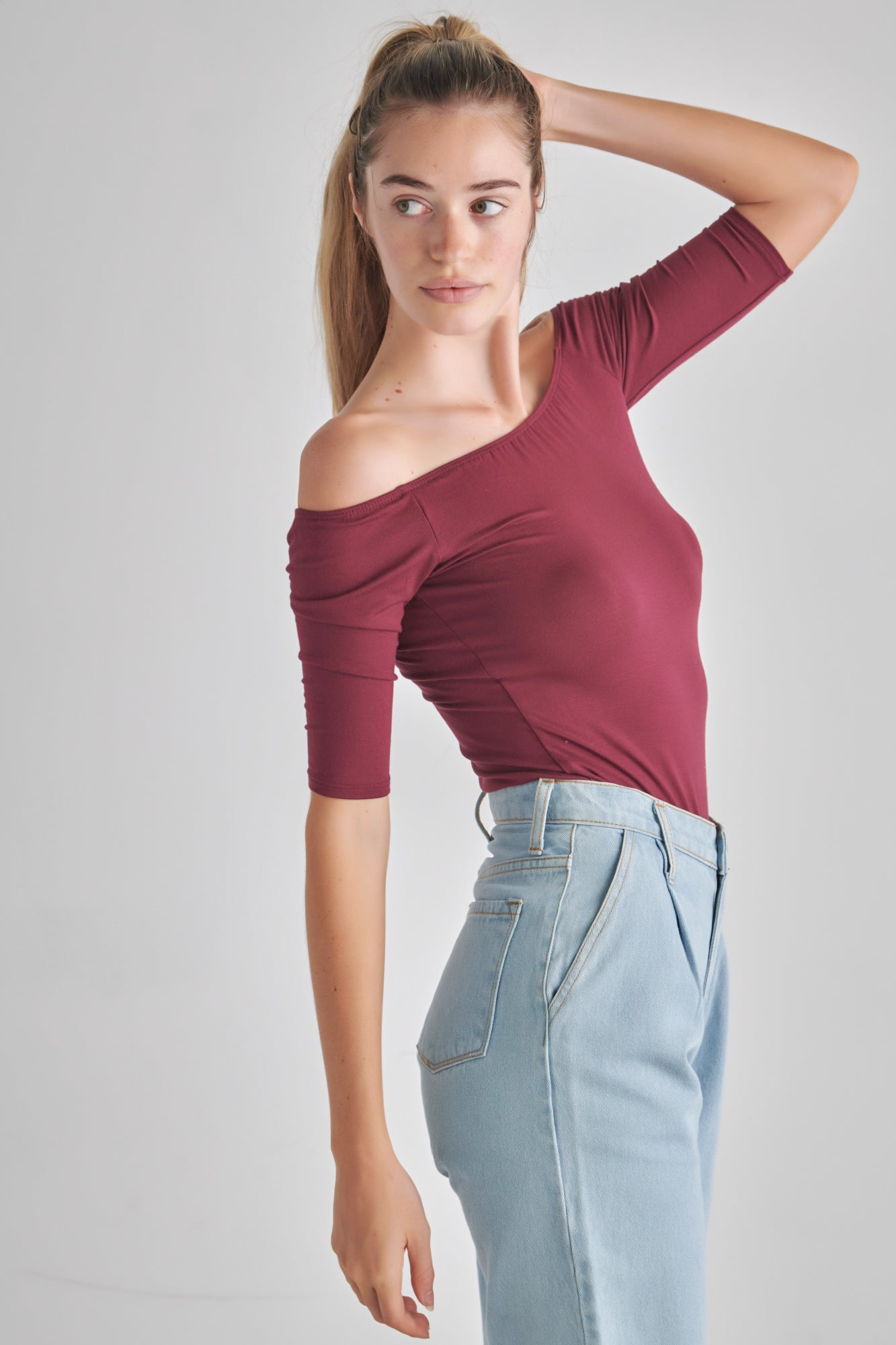 off-the-shoulder top