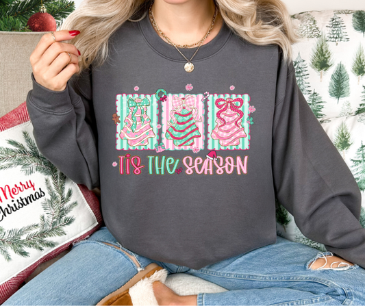 Christmas Tis The Season Coquette Tree Cakes- ADULTS