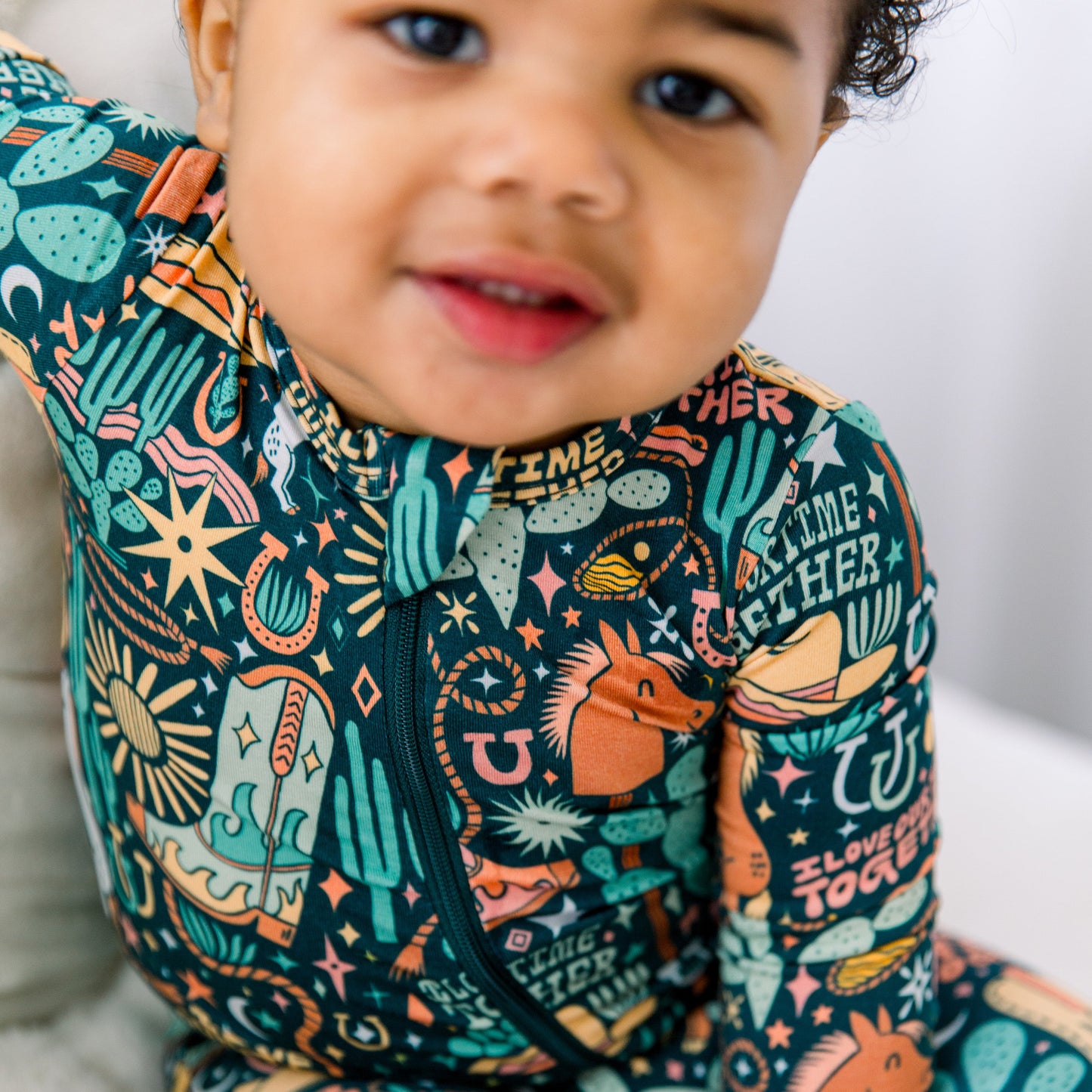 The Second-Skin Footless Romper | Wild West | "I Love Our Time Together"