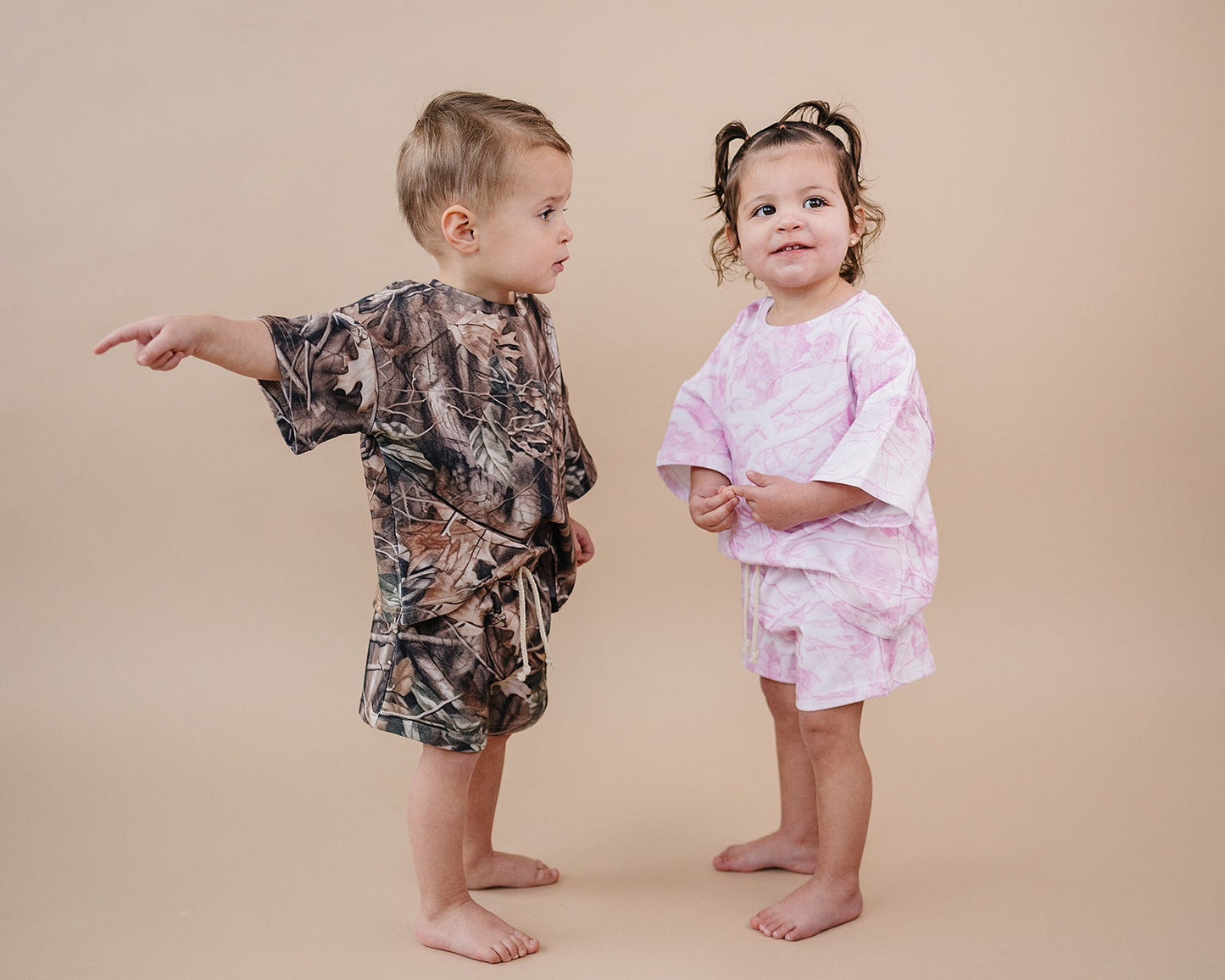Shorts Set | Brown Camo