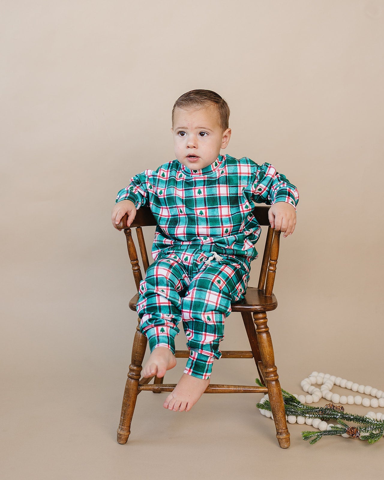 Jogger Set | Winter Plaid