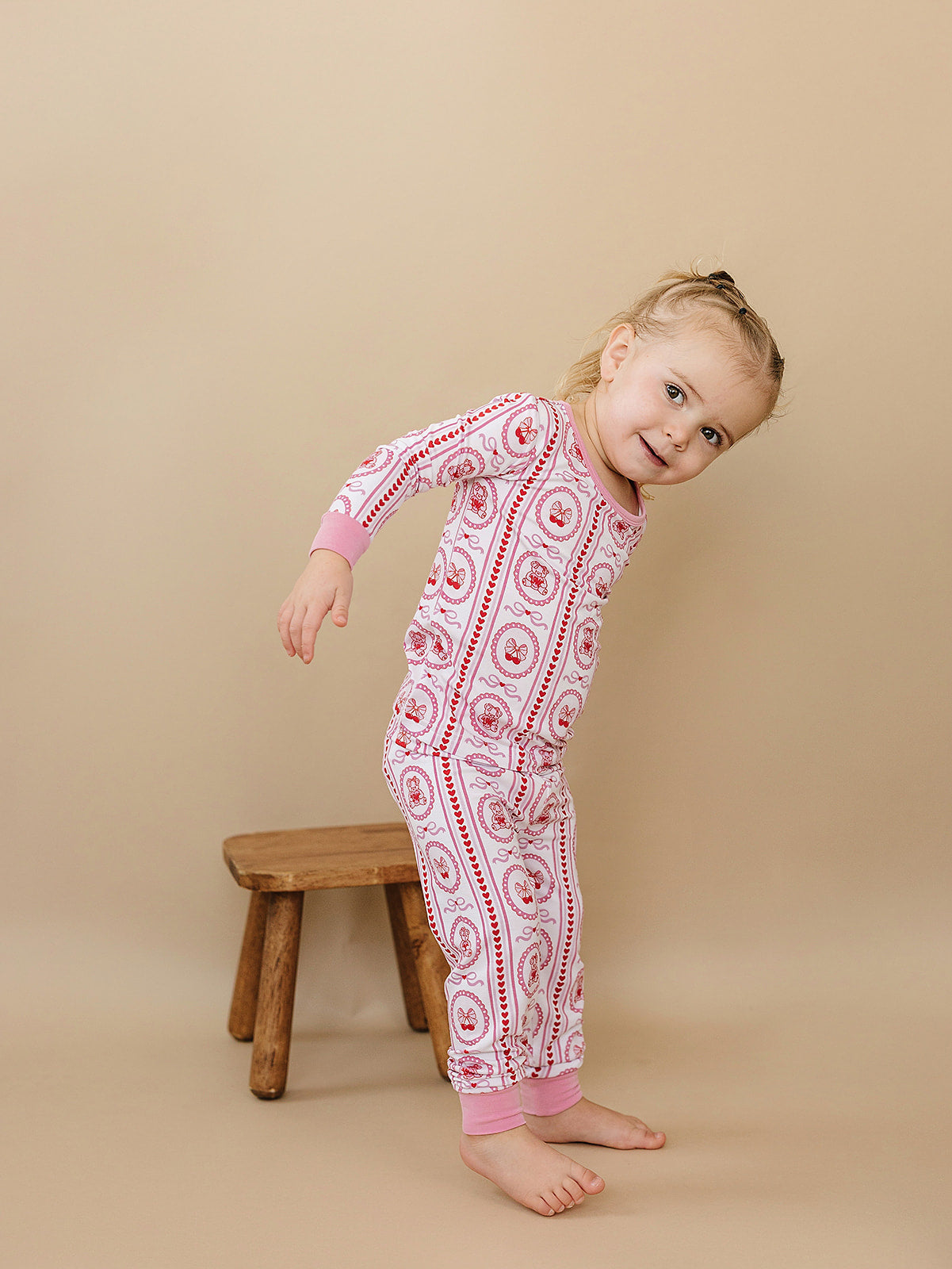 Bamboo Two Piece Set | Cherry Bear