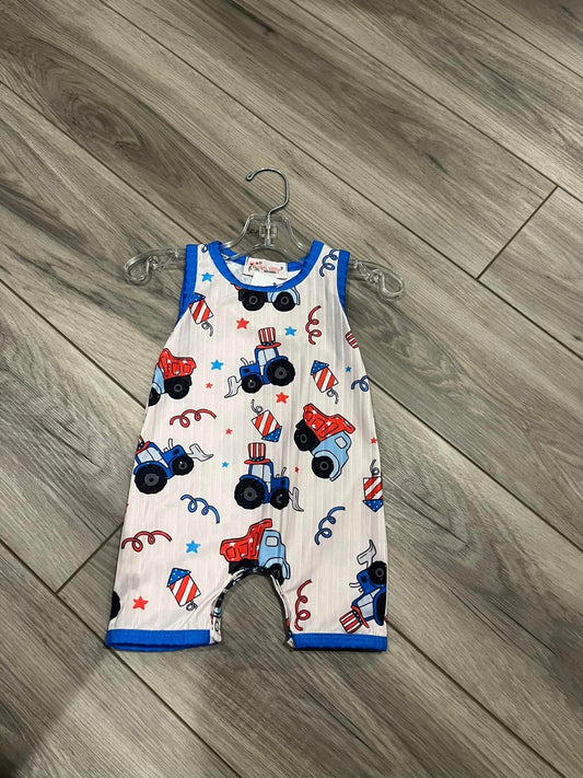 All American Baby Boy Romper