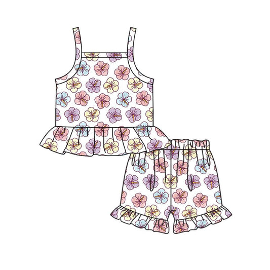 Aloha Ruffle Tank/Short Set